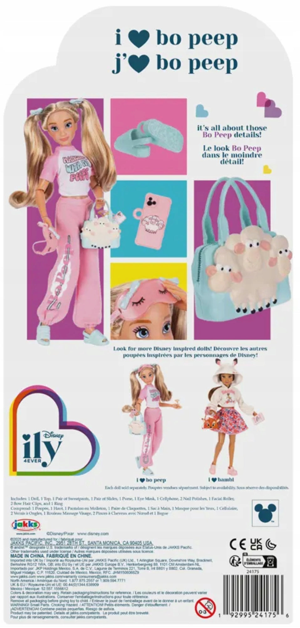 Disney ILY 4Ever Mados Lėlė 30 cm su Bo Peep Motyvu ir Priedais (10+ Elementų)