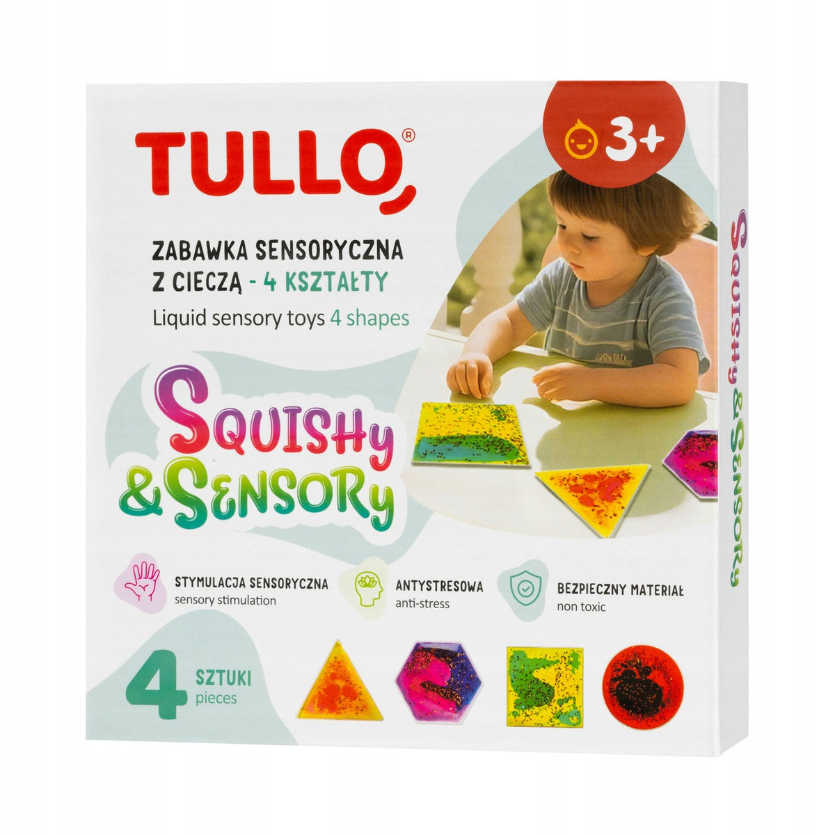 Tullo Sensoriniai Gniūžtukai Su Skysčiu – 4 Formos