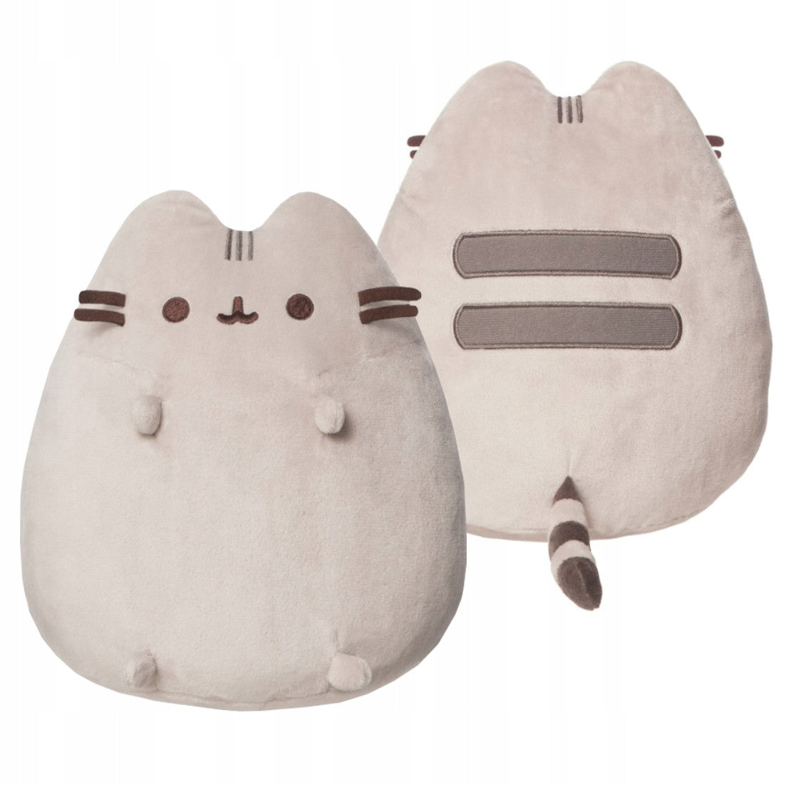 Pusheen Pliušinis Žaislas – Didelė Pilka Sėdinti Katė, 23 cm + Dovana