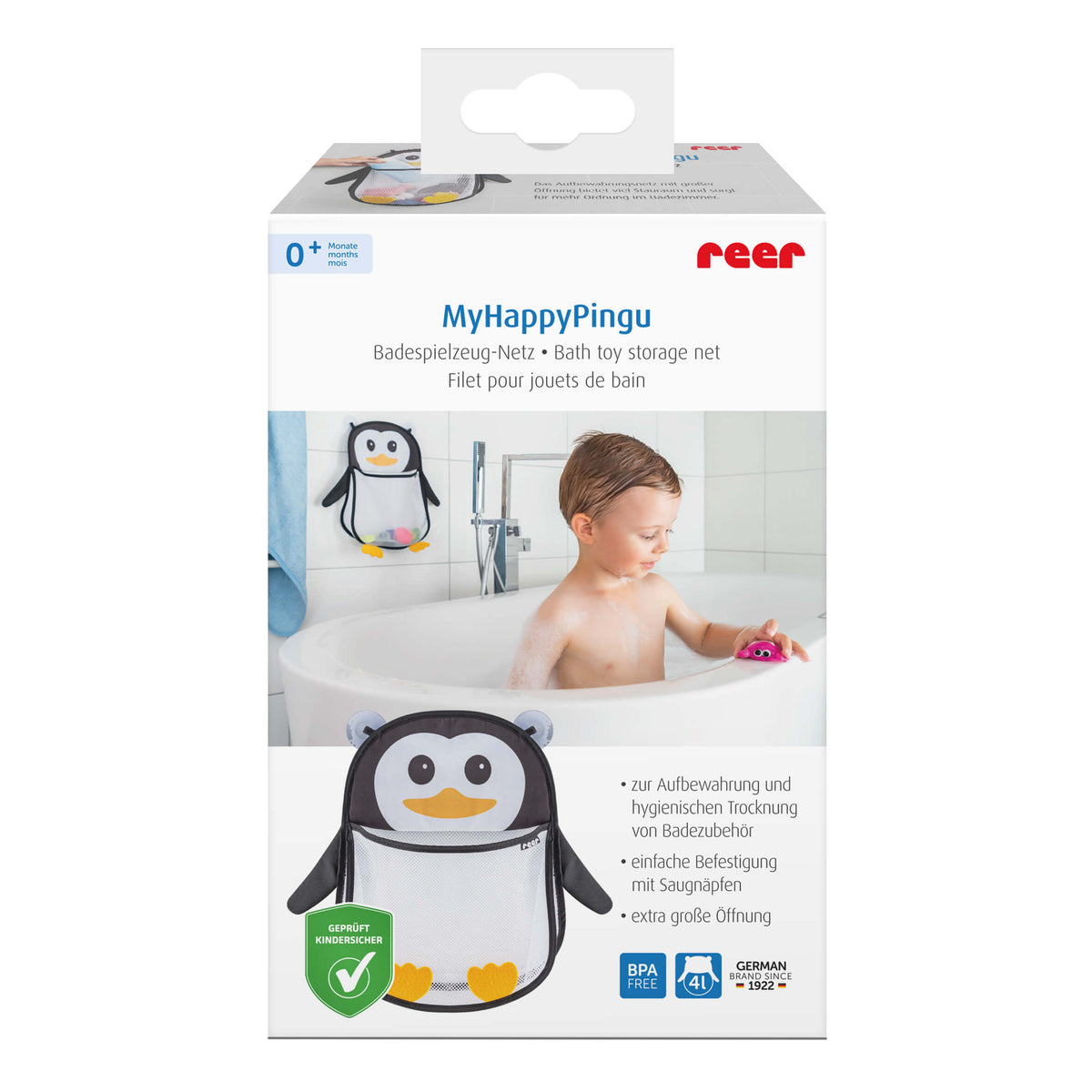 Vonios Žaislų Tinklelis-Organizeris REER MyHappyPingu