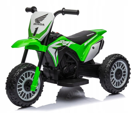 Akumuliatorinis motociklas Honda CRF450 triratis paspirtukas su garsu 30 W 2-3 km/h