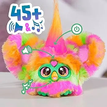 Interaktyvus pliušinis žaislas Furby Furblets Par-Tay, dainuoja ir šoka