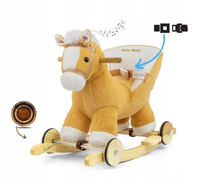 Milly Mally Polly 2-in-1 supamasis arkliukas ir paspirtukas