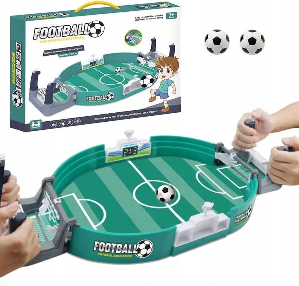 Stalo Futboliukas – Miniatiūrinis Futbolas su Dideliu 57x28 cm Žaidimo Lauku