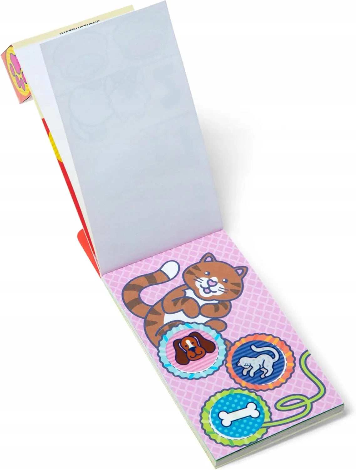 2 vnt. Melissa & Doug Sticker Wow! papildymo rinkinys: Siurprizas ir Gyvūnai, 400 lipdukų