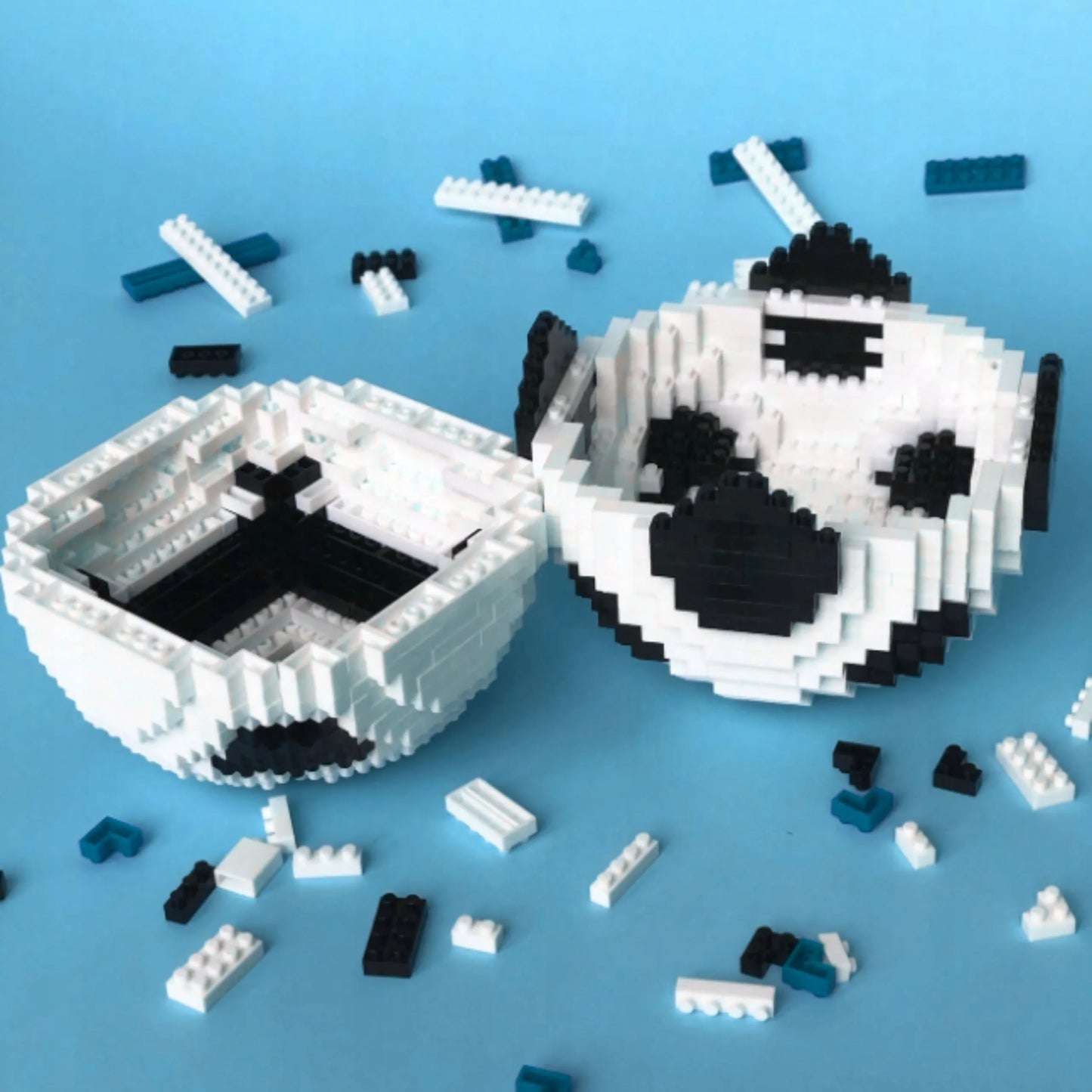3D futbolo kamuolio formos konstravimo kaladėlės, 864 detalės, puiki dovana vaikinui