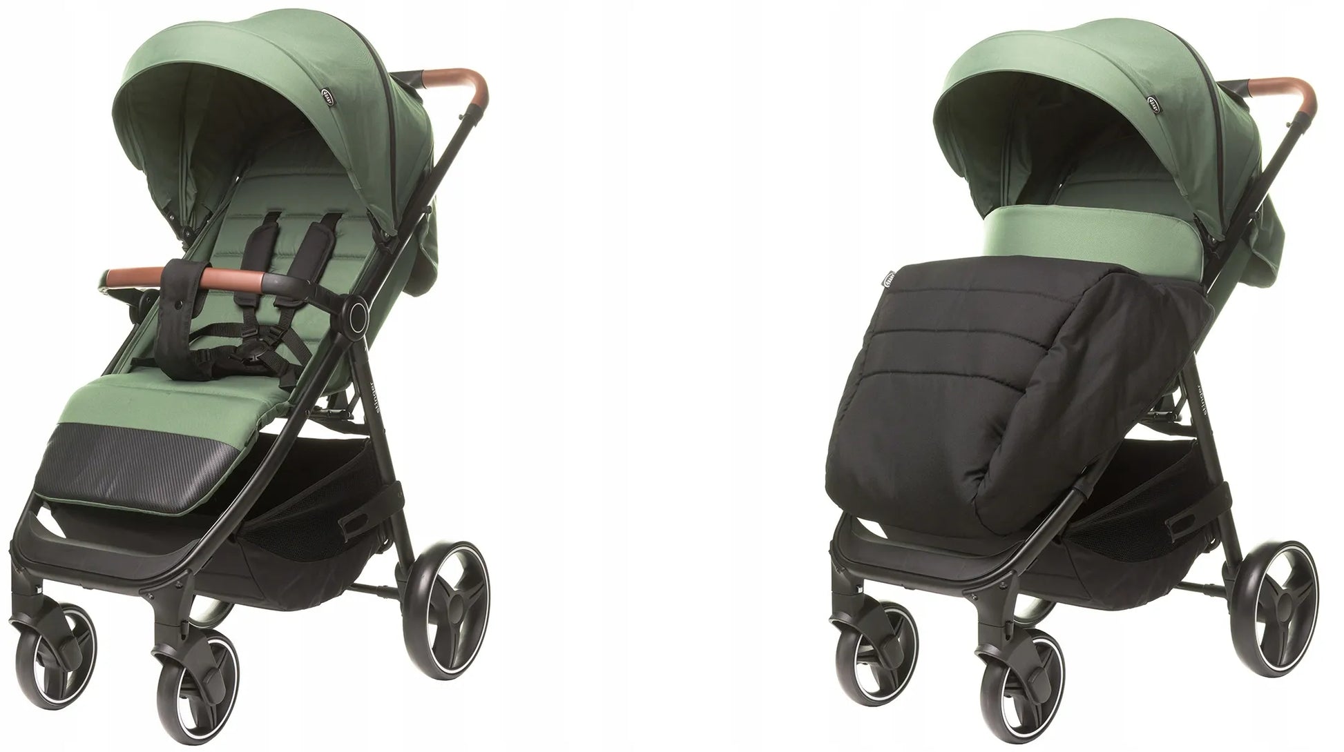 4Baby Stinger XXIV sportinis vežimėlis 22 kg lengvas dideli tvirti ratai sulankstomas