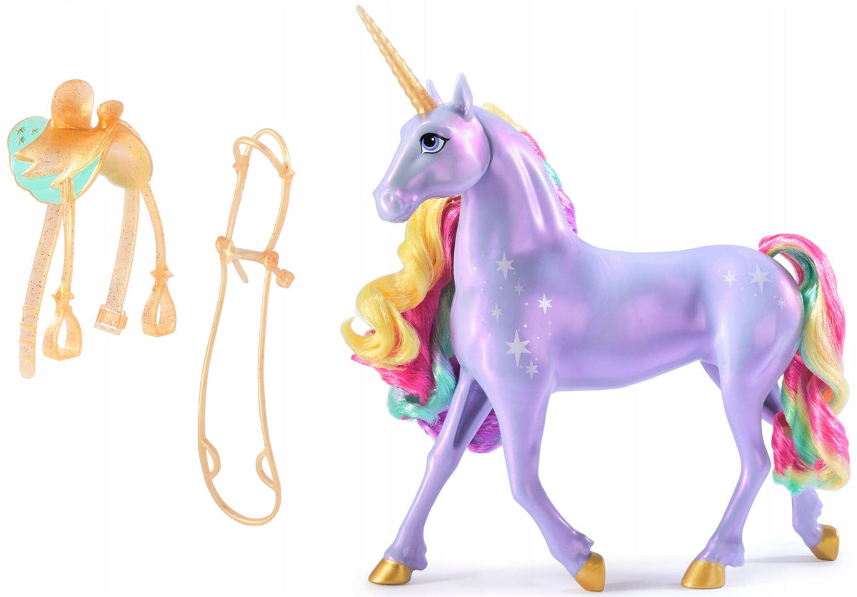 Unicorn Academy Figūrėlė – Vaivorykštinis, Šviečiantis Vienaragis „Wildstar“ su Garso Efektais, 29 cm