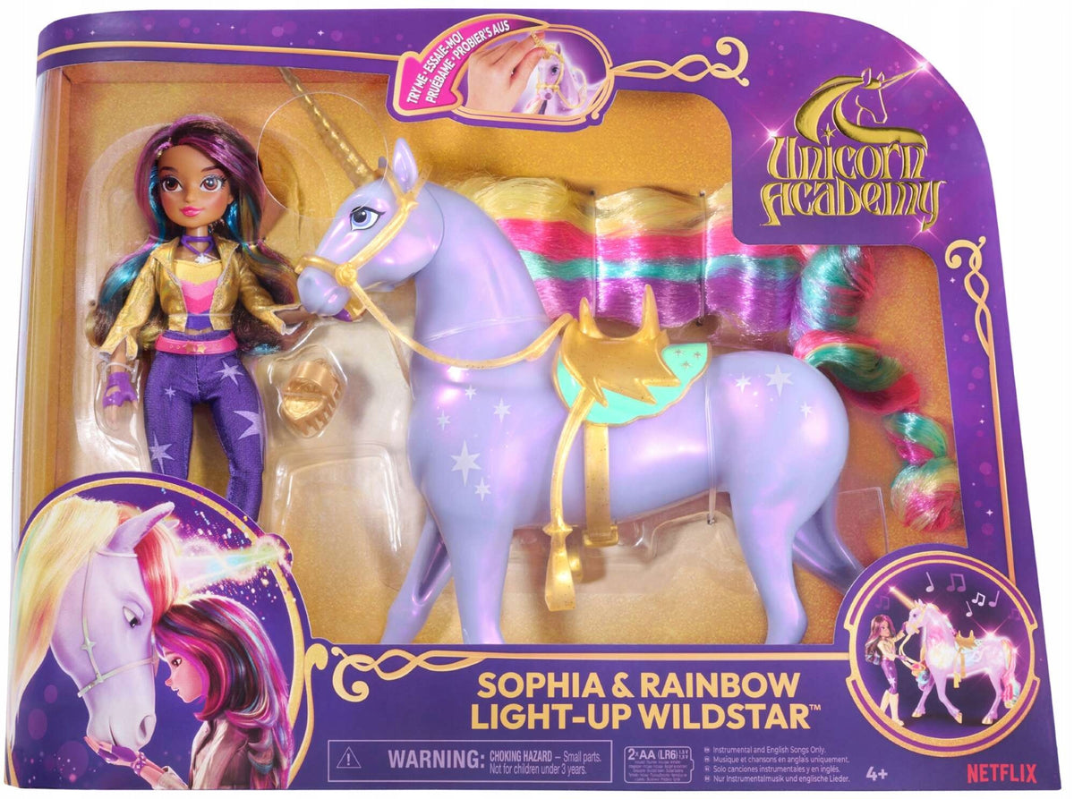 Vienaragių Akademija: Lėlė Sophia Ir Šviečiantis Interaktyvus Vienaragis Wildstar