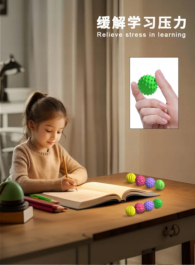 Antistresiniai Magnetiniai Kamuoliukai 8 vnt. Dėkle – Jutiminis Fidget Žaislas Autizmui, ADHD