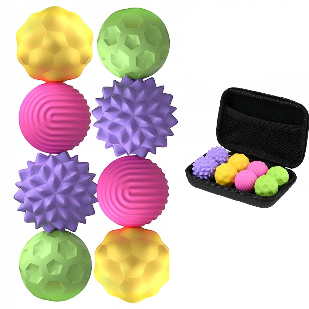 Antistresiniai Magnetiniai Kamuoliukai 8 vnt. Dėkle – Jutiminis Fidget Žaislas Autizmui, ADHD
