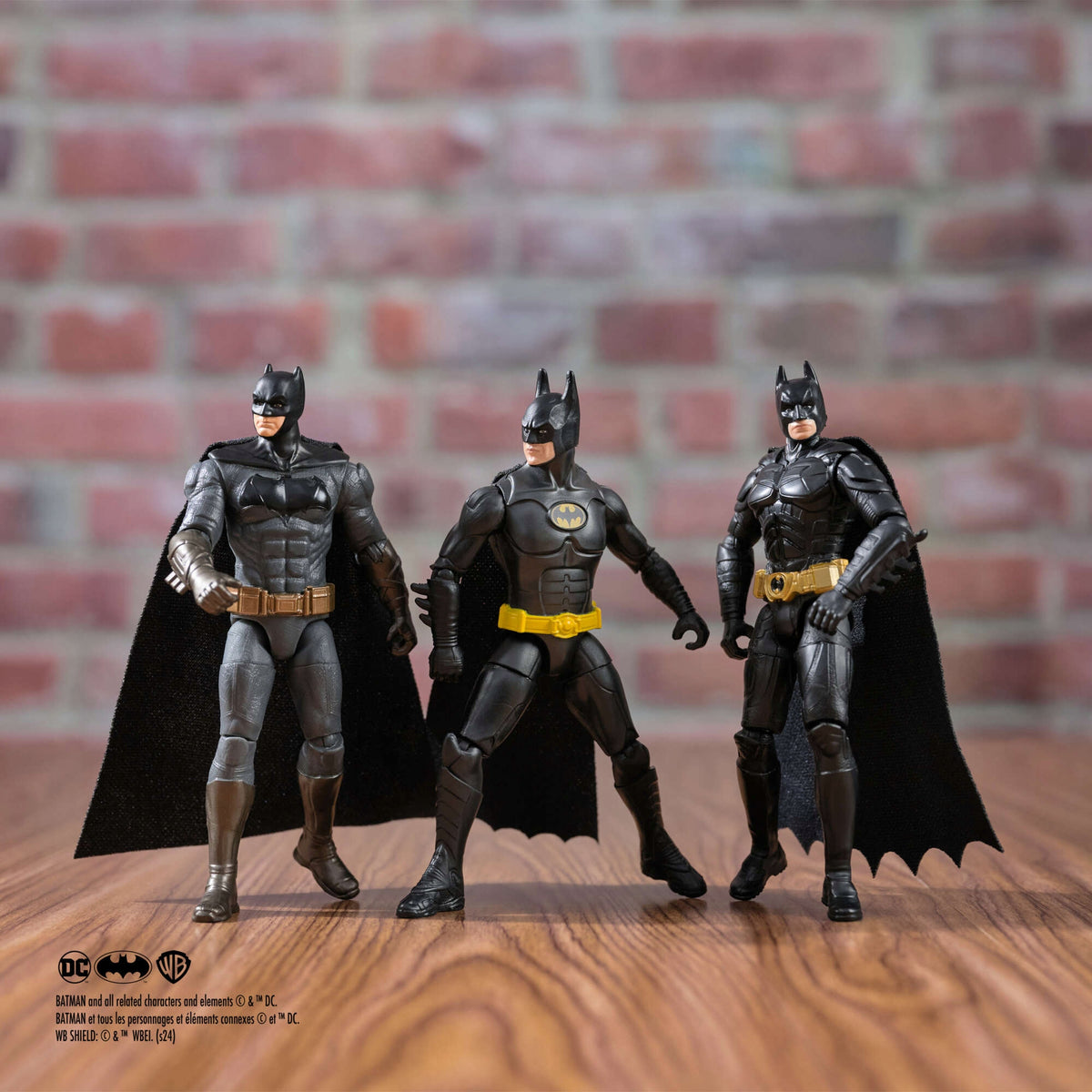 Betmenas DC Comics – Tamsos Riterio 3 Figūrėlių Rinkinys, Jubiliejinė Laida, 10 cm
