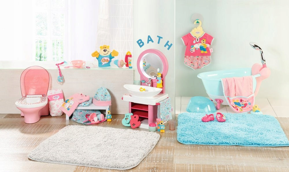Baby Born Interaktyvi Prausykla – Dantų Valymo ir Praustuvo Rinkinys