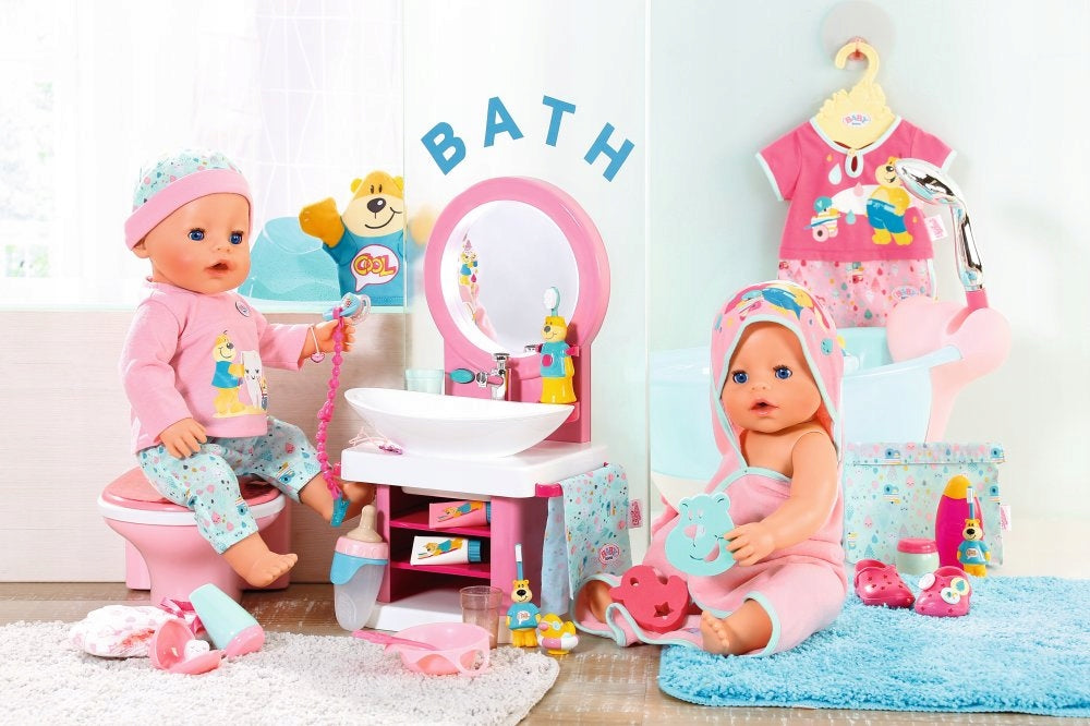 Baby Born Interaktyvi Prausykla – Dantų Valymo ir Praustuvo Rinkinys