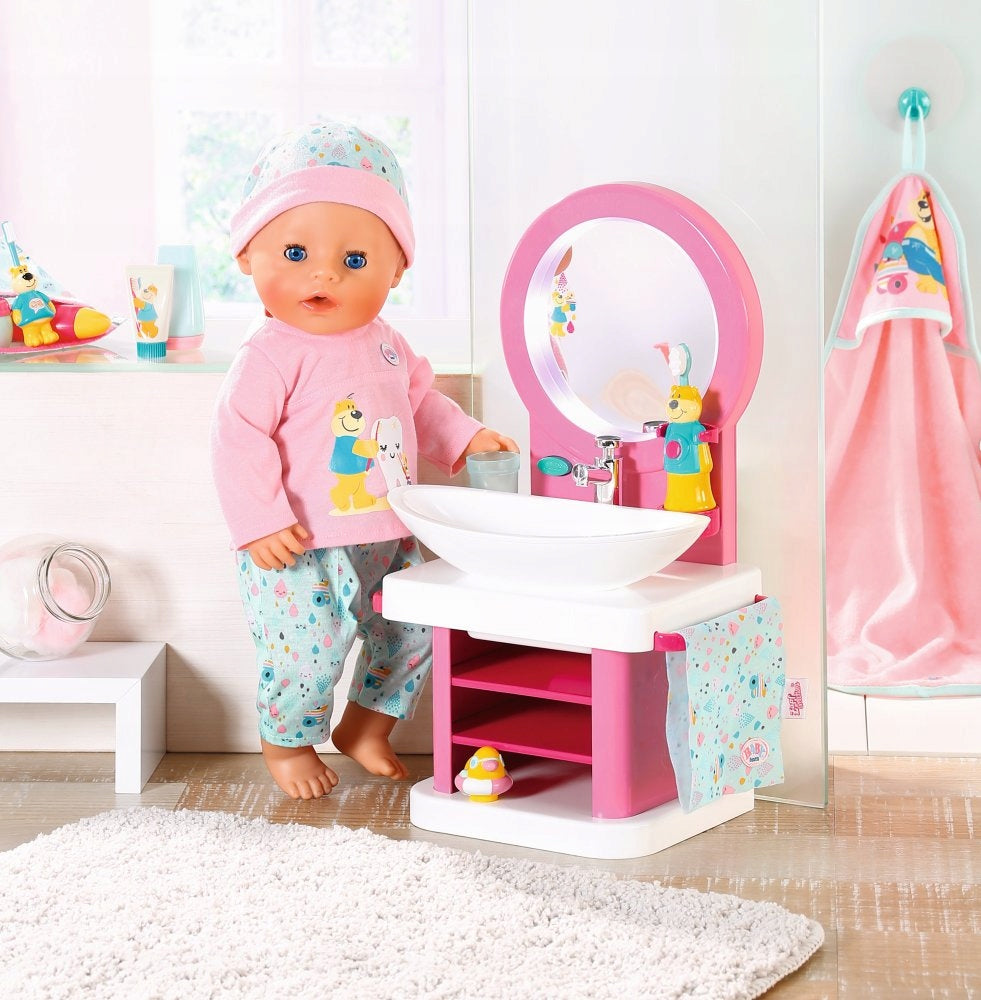 Baby Born Interaktyvi Prausykla – Dantų Valymo ir Praustuvo Rinkinys