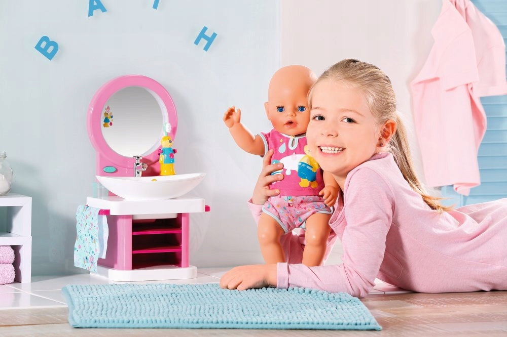 Baby Born Interaktyvi Prausykla – Dantų Valymo ir Praustuvo Rinkinys