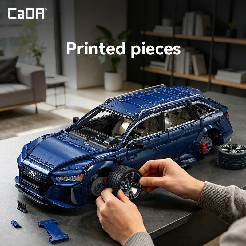 CaDA Konstruktorius Audi RS6 Avant 1:8 – Sportinis Automobilis, 4663 Detalės