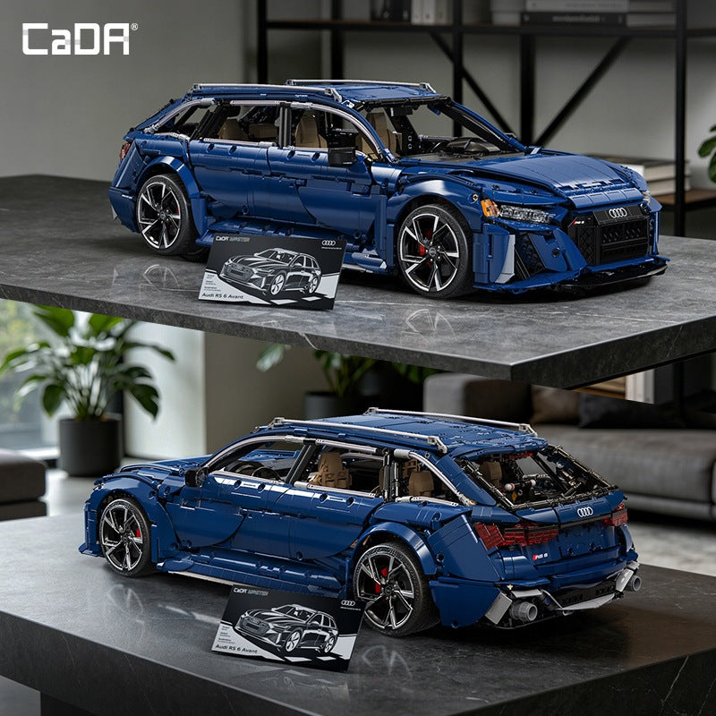 CaDA Konstruktorius Audi RS6 Avant 1:8 – Sportinis Automobilis, 4663 Detalės