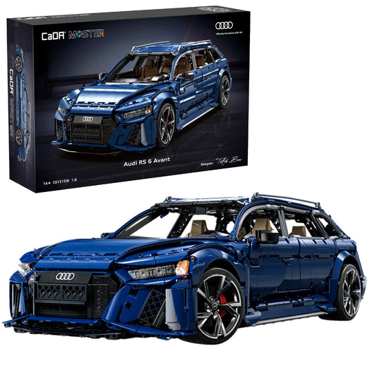 CaDA Konstruktorius Audi RS6 Avant 1:8 – Sportinis Automobilis, 4663 Detalės
