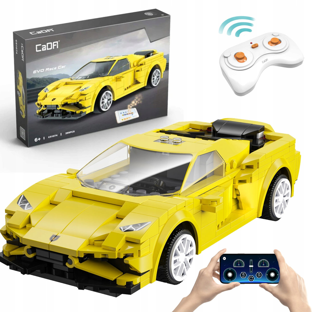 CaDA Konstruktorius – Nuotoliniu Būdu Valdomas Lenktyninis Automobilis RC Dual Mode