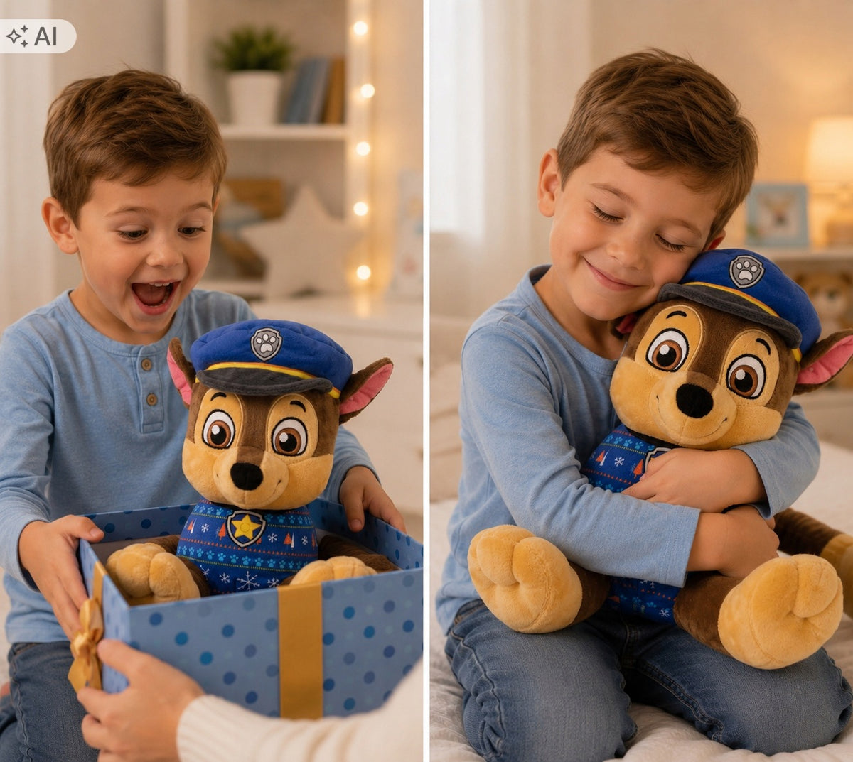 Chase Šunų Patrulis Pliušinis Žaislas – Didelė 50 Cm Maskotka