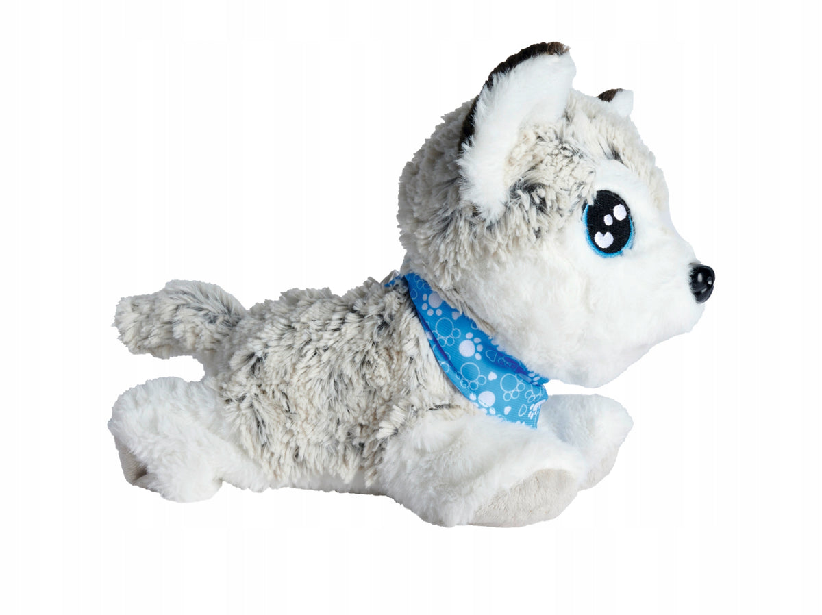 Chi Chi Love Interaktyvus Šuniukas Happy Husky – 12 Komandų, 30 Cm