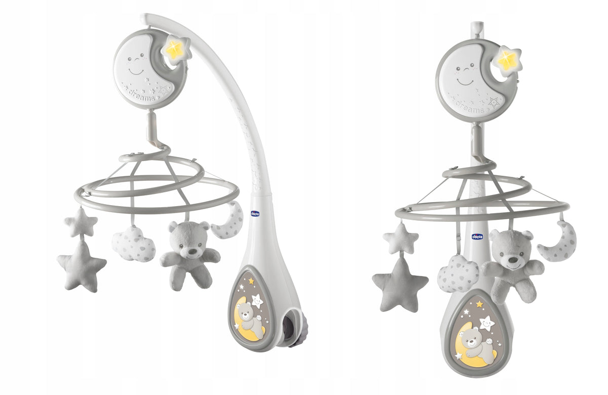 Chicco Next2Dreams Next2Me Karuzelė Lovytei – Šviesa, Muzika Ir Baltas Triukšmas, Smėlio Spalvos
