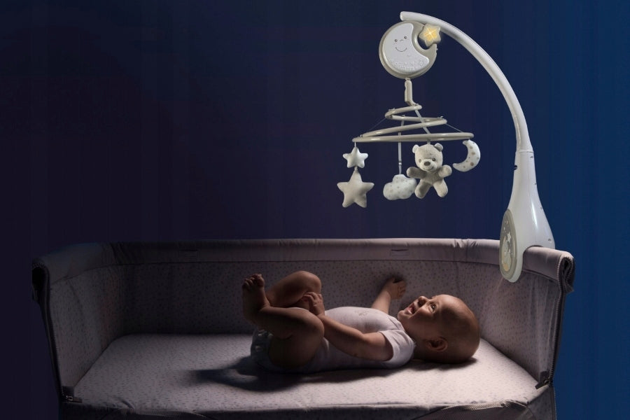Chicco Next2Dreams Next2Me Karuzelė Lovytei – Šviesa, Muzika Ir Baltas Triukšmas, Smėlio Spalvos