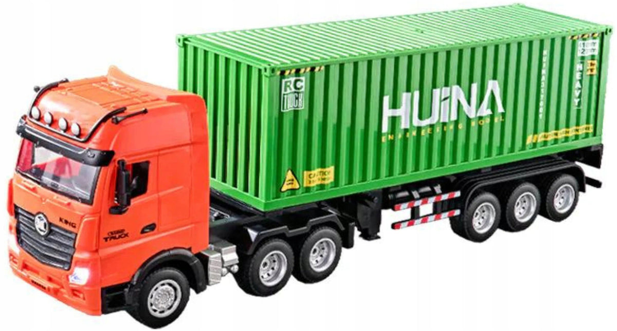 Didelis Nuotoliniu Būdu Valdomas Sunkvežimis TIR su Priekaba 57 cm – Huina Coil