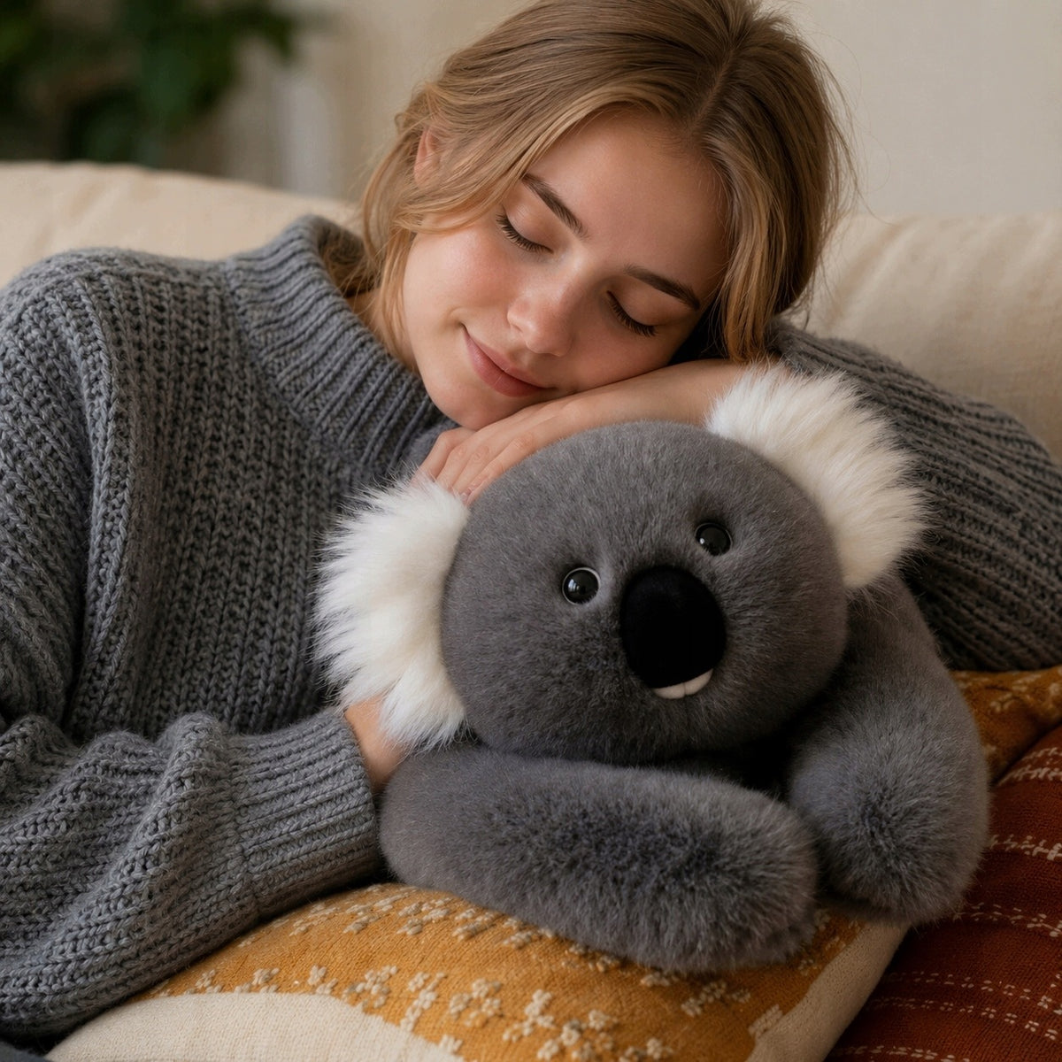 Terapinis Svorinis Pliušinis Koala 65 cm, 1 kg – Raminantis Žaislas Vaikams Ir Suaugusiems