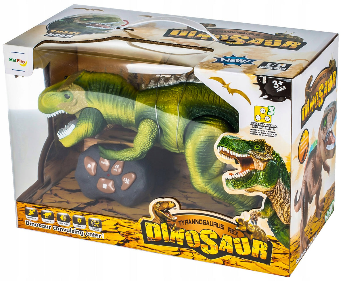 Dinozauras T-Rex XXL – Interaktyvus, Nuotoliniu Būdu Valdomas, Vaikštantis ir Riaumojantis Žaislas