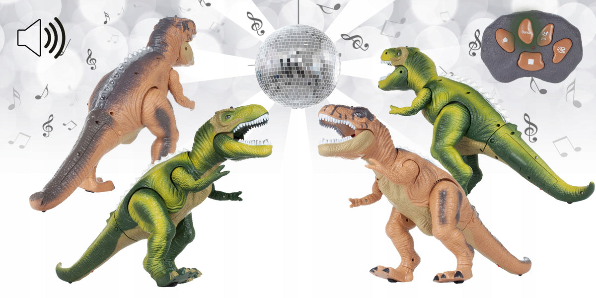 Dinozauras T-Rex XXL – Interaktyvus, Nuotoliniu Būdu Valdomas, Vaikštantis ir Riaumojantis Žaislas