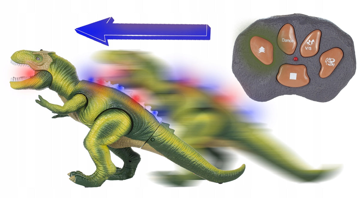 Dinozauras T-Rex XXL – Interaktyvus, Nuotoliniu Būdu Valdomas, Vaikštantis ir Riaumojantis Žaislas
