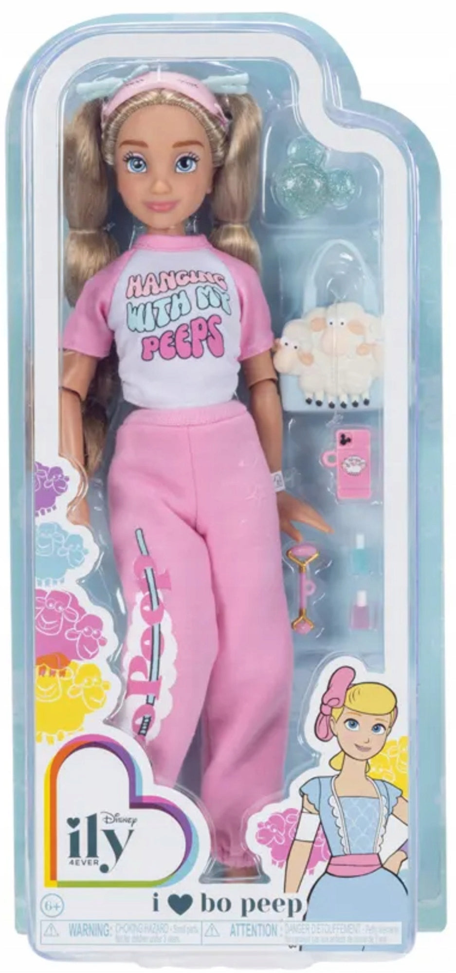 Disney ILY 4Ever Mados Lėlė 30 cm su Bo Peep Motyvu ir Priedais (10+ Elementų)