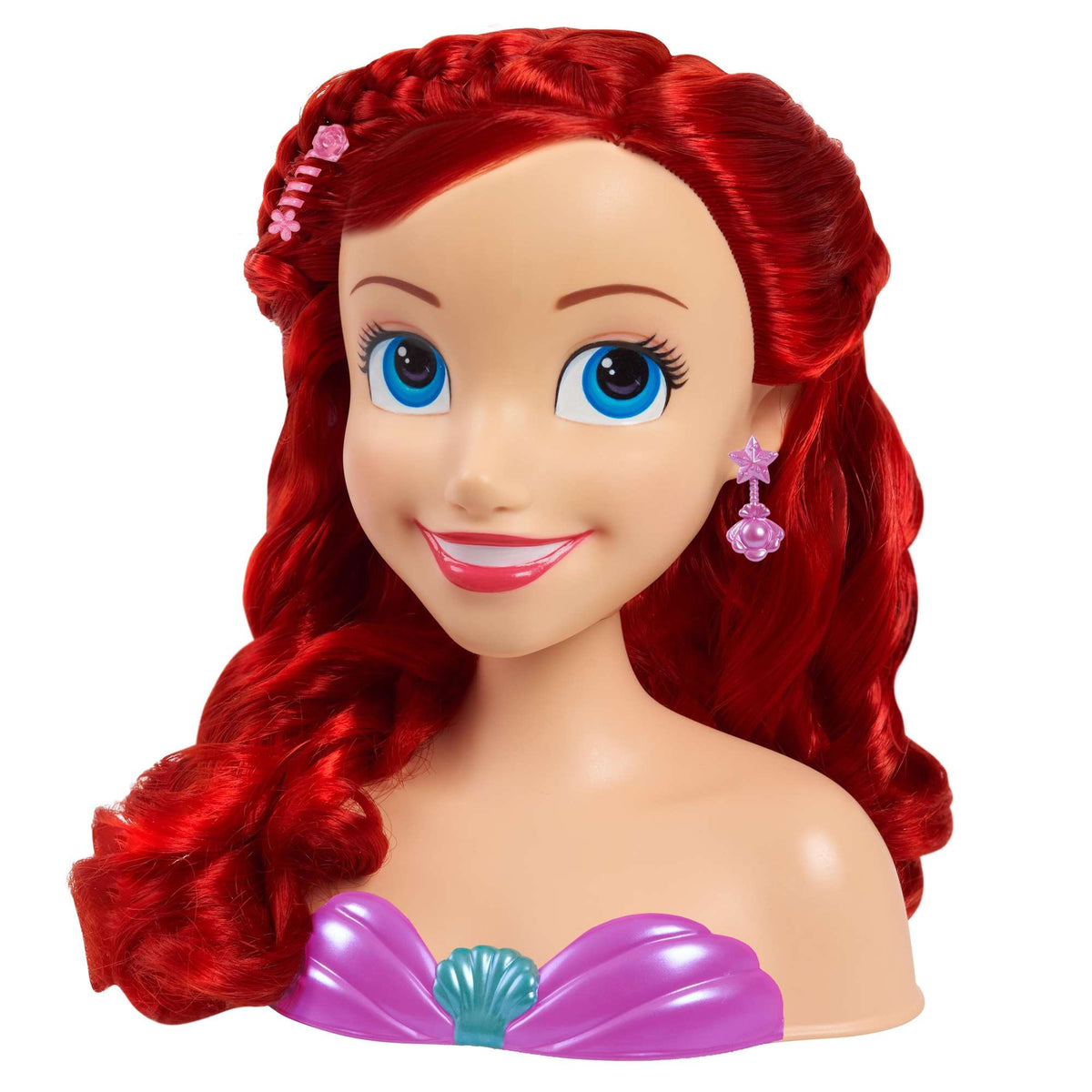 Disney Princesė Ariel – Plaukų Stilizavimo Galva Su 14 Priedų