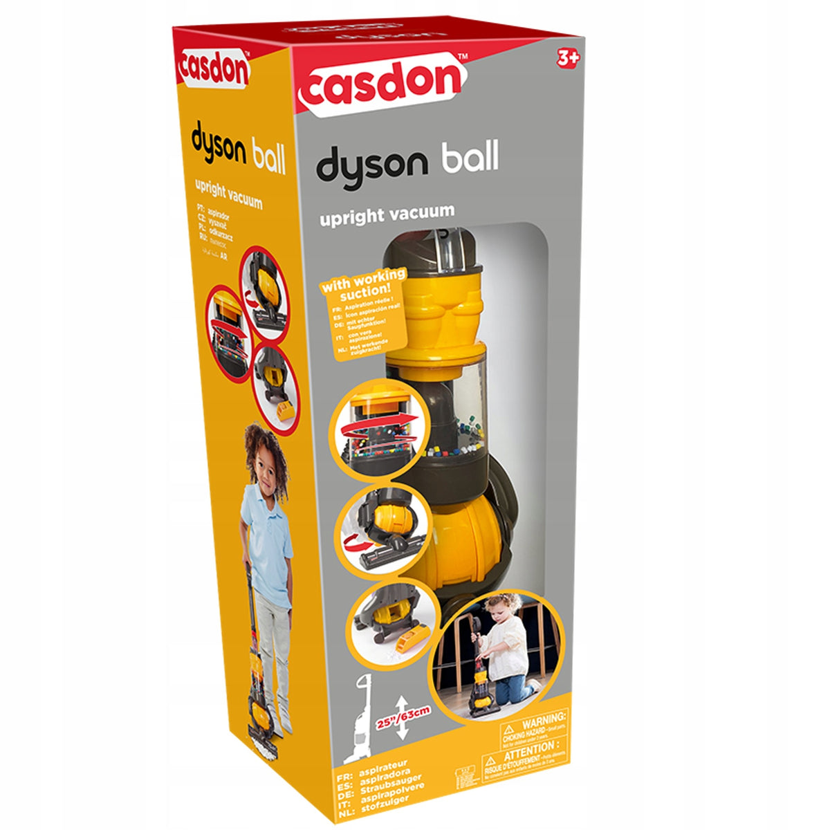 Dyson Vaikiškas Belaidis Dulkių Siurblys Ball – Casdon, Su Garso Efektu, 63 Cm