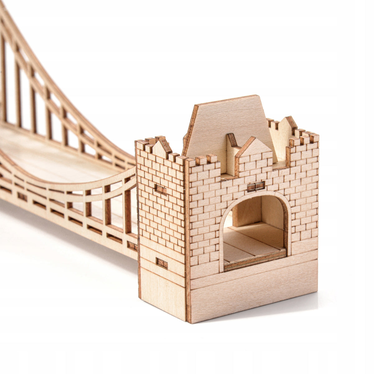 Medinė 3D dėlionė Tower Bridge – medinio tilto modelis dovanai