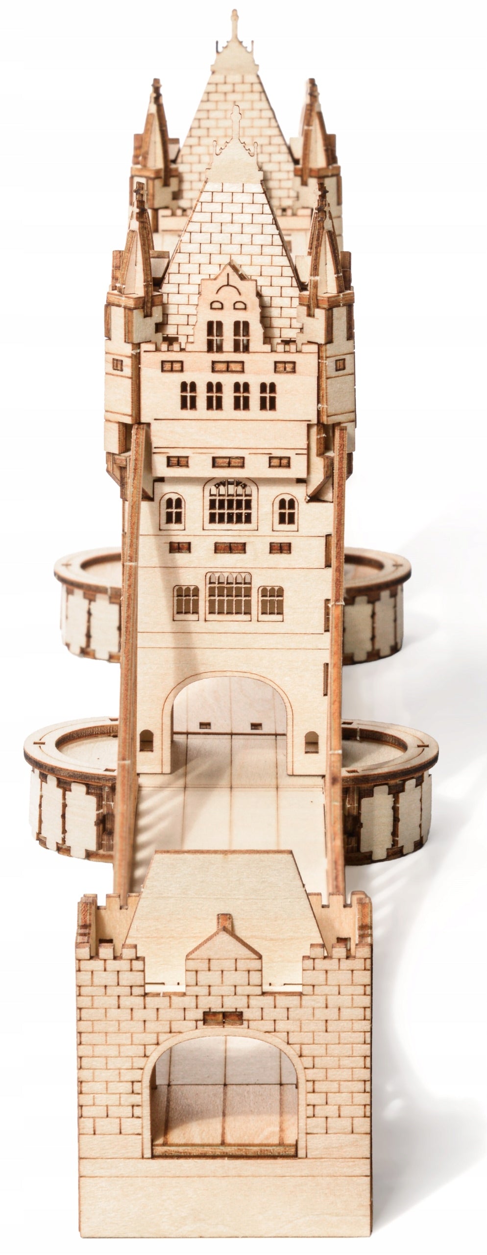 Medinė 3D dėlionė Tower Bridge – medinio tilto modelis dovanai
