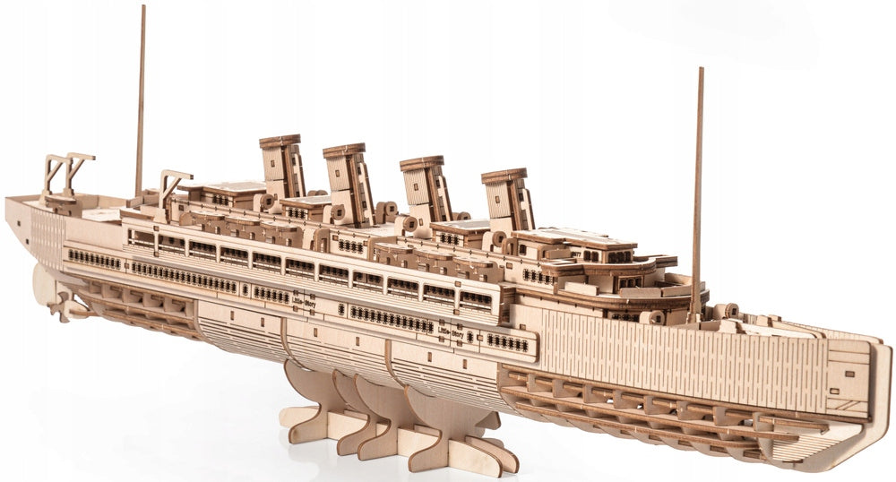 Medinis 3D Dėlionės Modelis – Laivas „Titanikas“