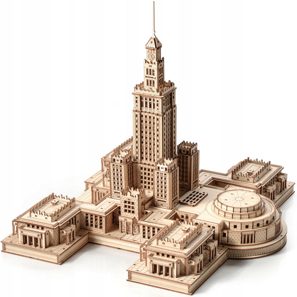 Medinis 3D Puzzle Modelis – Kultūros ir Mokslo Rūmai, Varšuvos Architektūra