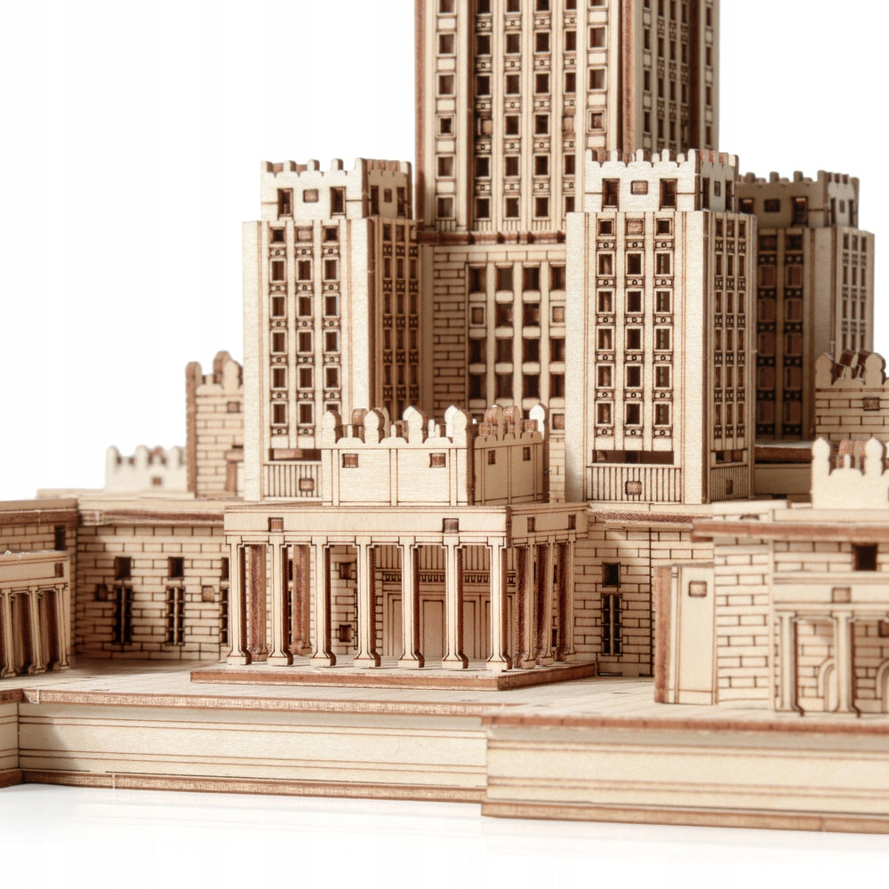 Medinis 3D Puzzle Modelis – Kultūros ir Mokslo Rūmai, Varšuvos Architektūra