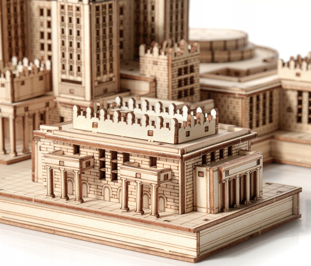 Medinis 3D Puzzle Modelis – Kultūros ir Mokslo Rūmai, Varšuvos Architektūra