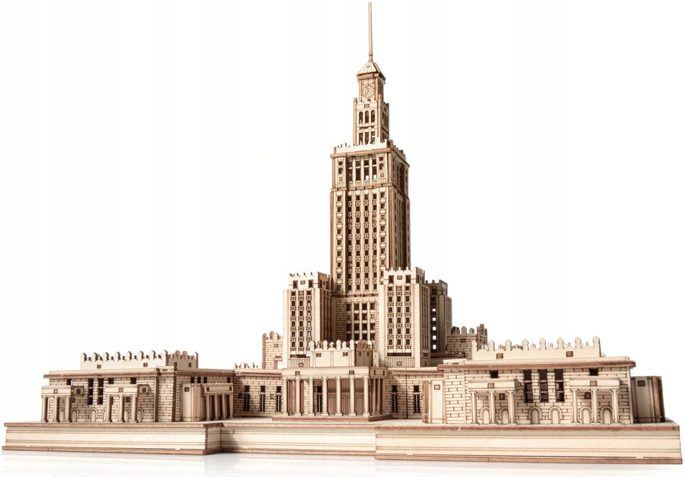 Medinis 3D Puzzle Modelis – Kultūros ir Mokslo Rūmai, Varšuvos Architektūra
