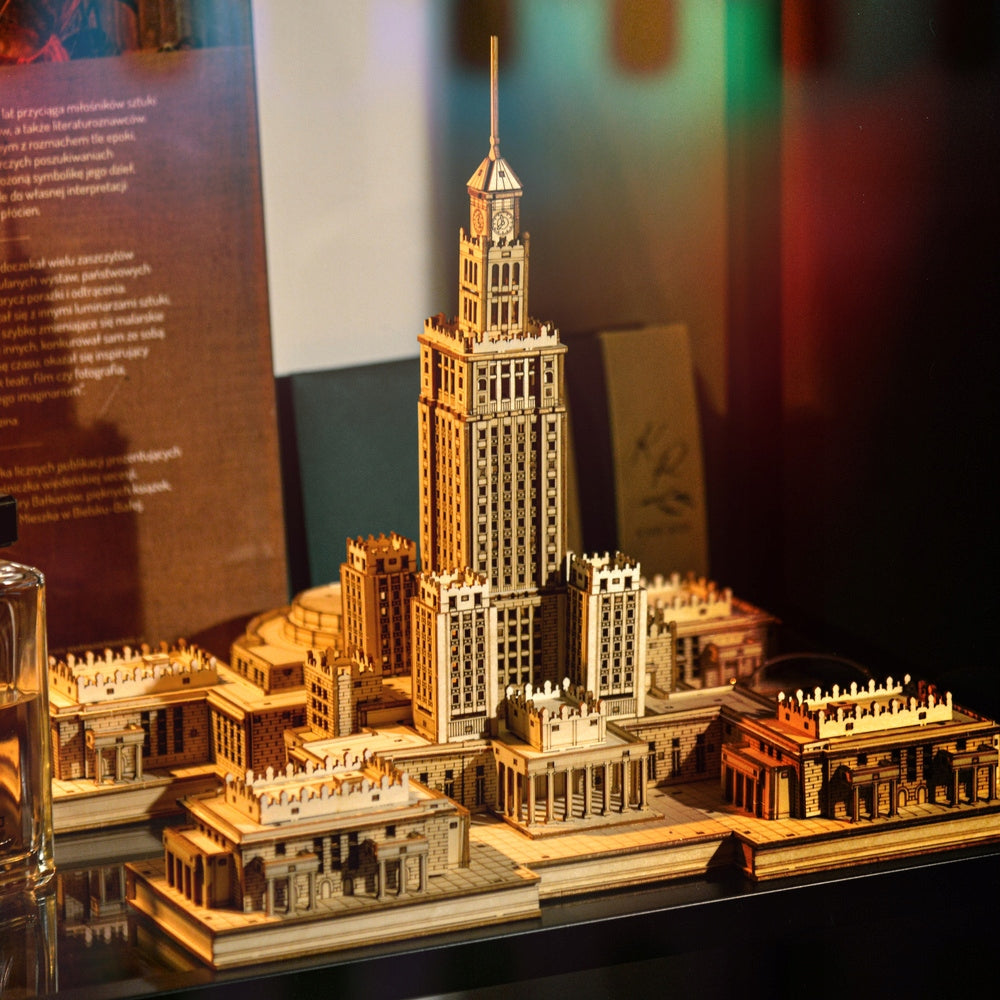 Medinis 3D Puzzle Modelis – Kultūros ir Mokslo Rūmai, Varšuvos Architektūra