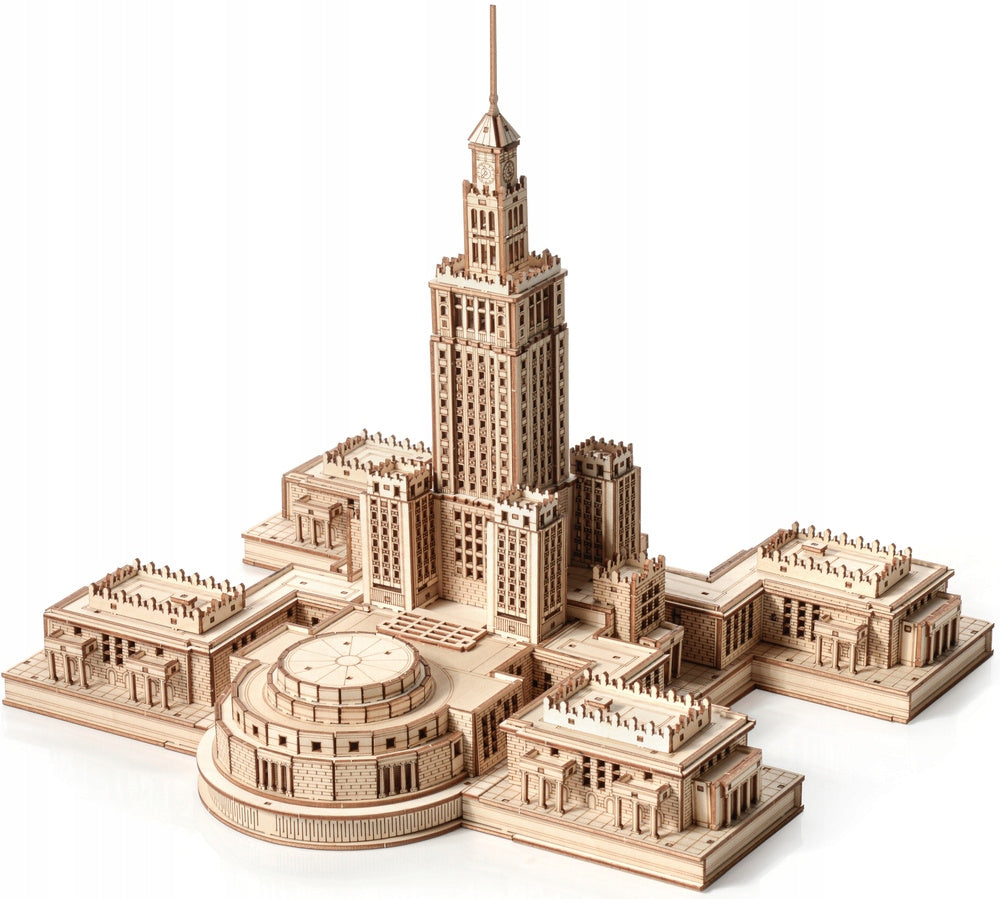 Medinis 3D Puzzle Modelis – Kultūros ir Mokslo Rūmai, Varšuvos Architektūra