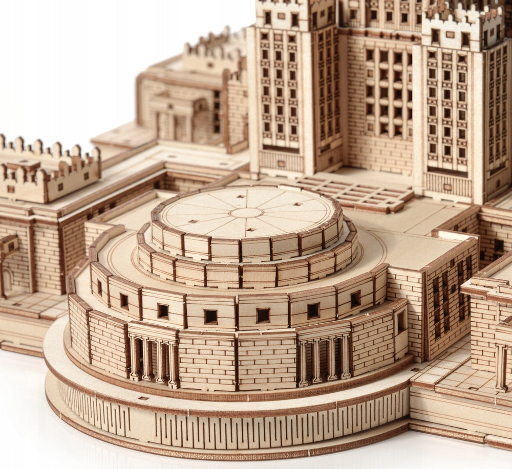 Medinis 3D Puzzle Modelis – Kultūros ir Mokslo Rūmai, Varšuvos Architektūra