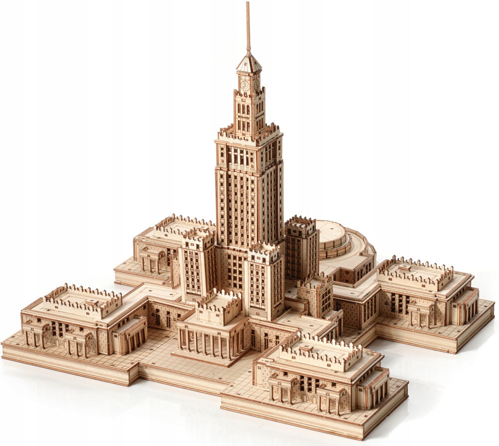 Medinis 3D Puzzle Modelis – Kultūros ir Mokslo Rūmai, Varšuvos Architektūra