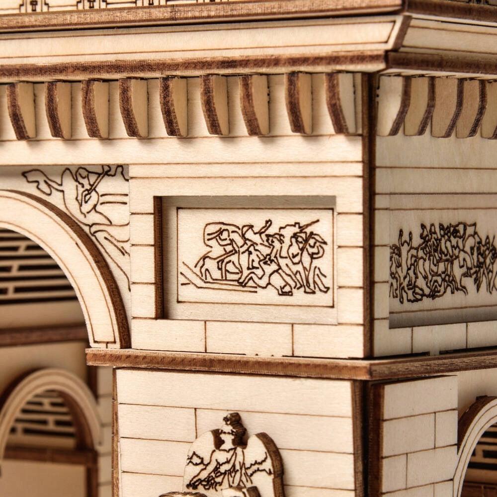 Medinis 3D Modelis „Paryžiaus Triumfo Arka“ – Surenkama Fanieros Dėlionė