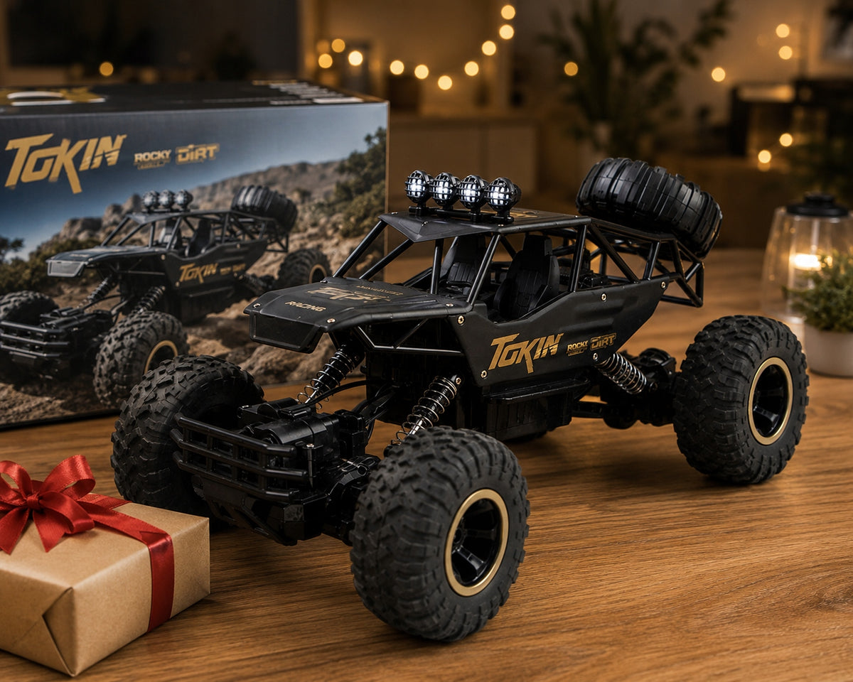 Didelis Nuotolinio Valdymo Automobilis RC – Metalinis Visureigis su Pavara 4x4, Mastelis 1:12