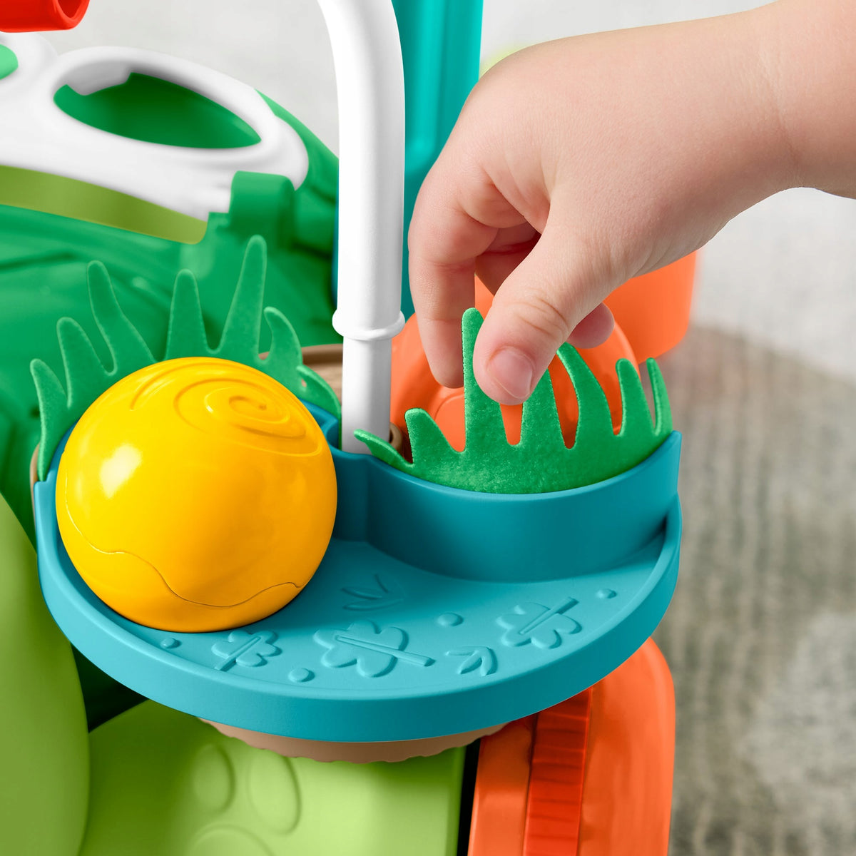 Fisher-Price Vėžliukas – Aktyvinanti Vaikštynė-Stūmiklis 2 Viename Su Kamuoliukais
